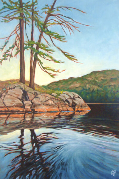 in the clear oil 24x36