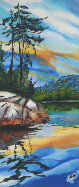 Svorai O #5 Sunset over Killarney silk